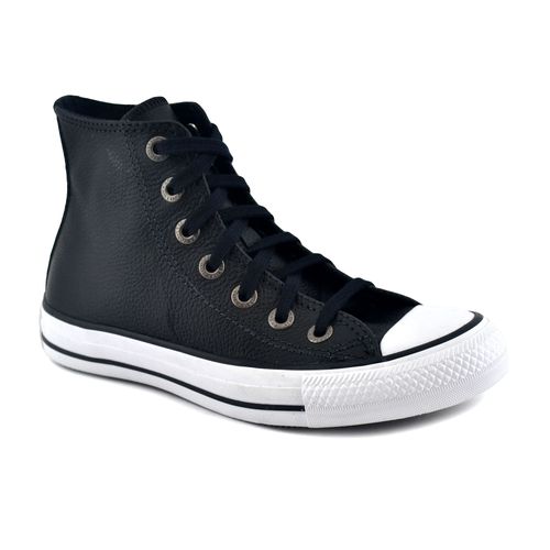Zapatilla Converse Unisex Chuck Taylor Hi Leather Negro