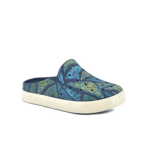Zueco Humms Kids Slipper Ethnic Verde Blanco