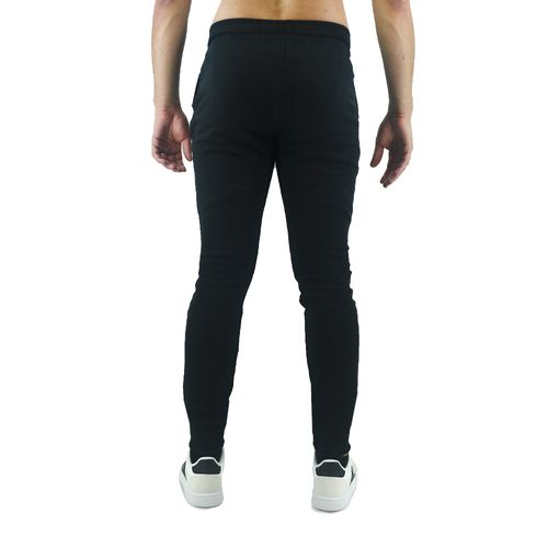 Pantalon Ultra Adulto Chupin Con Puño Rustico Basico Negro