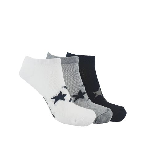 Soquete Converse Hombre Tripack Blanco/Negro/Gris