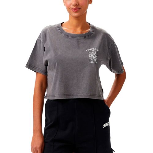 Remera Converse Cropped Rose