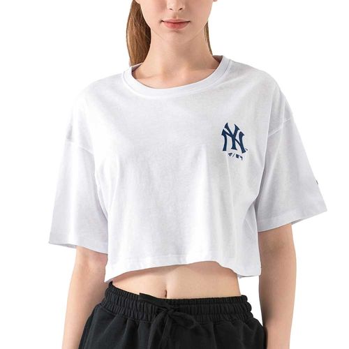 Remera MLB Crop Top New York Yankees