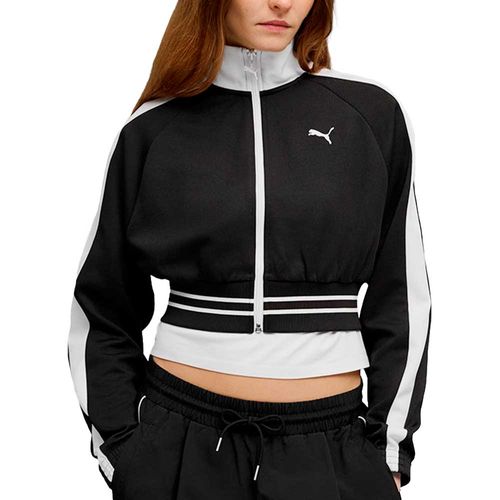 Campera Puma Crop T7 Pique Relaxed