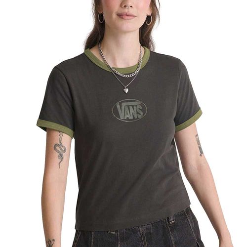 Remera Vans Circle V Ringer