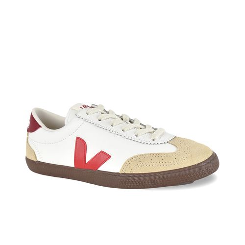 Zapatilla Veja Volley Leather Blanco Mujer