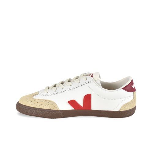 Zapatilla Veja Volley Leather Blanco Mujer