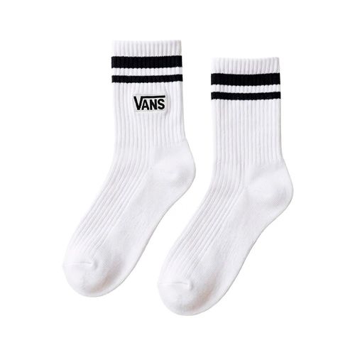Media Vans Stretch Logo Low Blanca