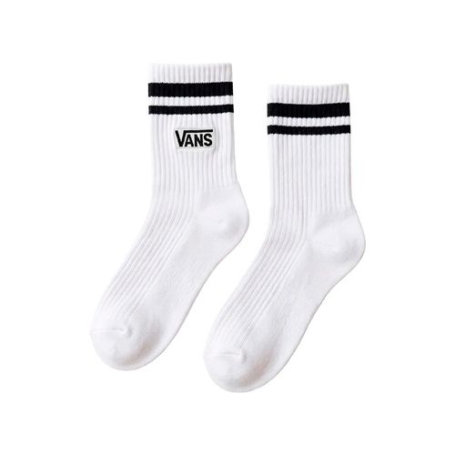 Media Vans Stretch Logo Low Blanca