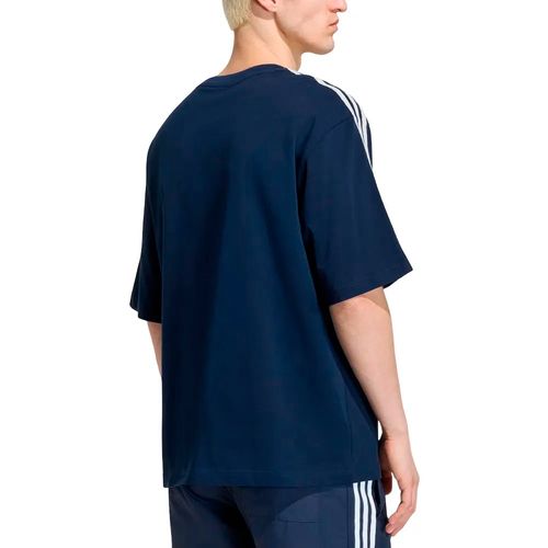 Remera Adidas Originals Adicolor 3 Tiras Azul