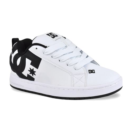 Zapatilla Dc Shoes Court Graffik Beveled Blanca