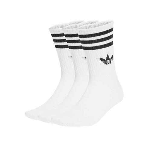 Media Adidas Clásicas 3 Tiras Blanca