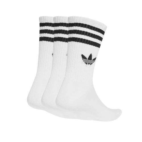 Media Adidas Clásicas 3 Tiras Blanca