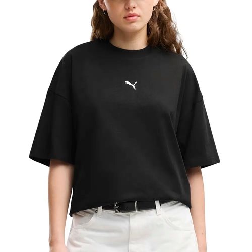 Remera Puma Oversized Negra
