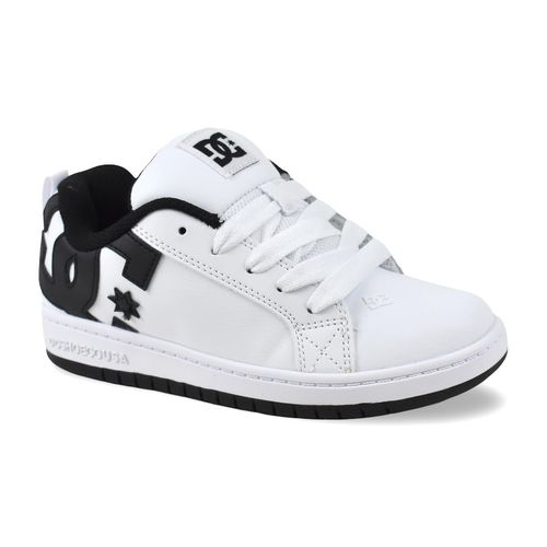 Zapatilla Dc Shoes Cour Graffik Jr Blanca
