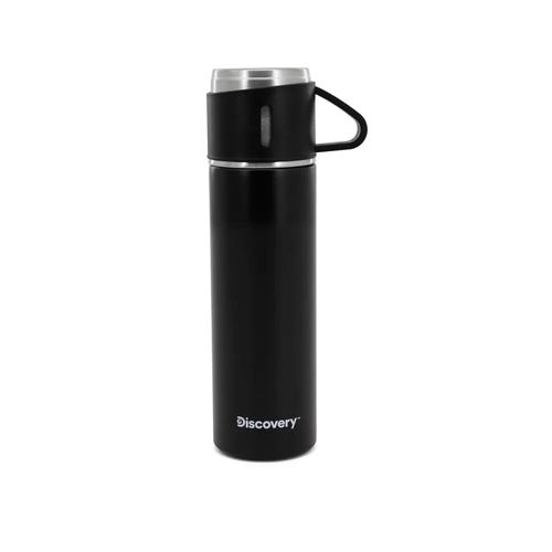Termo Discovery con Taza 500ml Negro