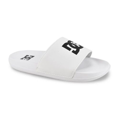 Chinela Dc Shoes Block Blanca