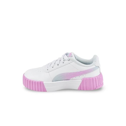 Zapatilla Puma Carina 3.0 Faded Glow Ps Blanca