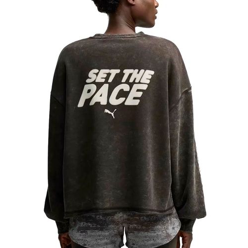 Buzo Puma Run Culture Oversized Negro