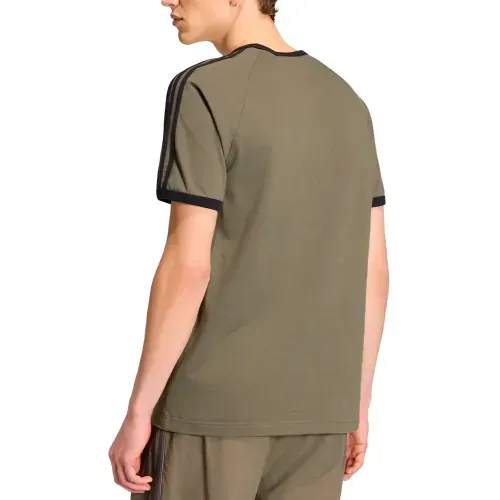 Remera Adidas 3 Tiras Verde