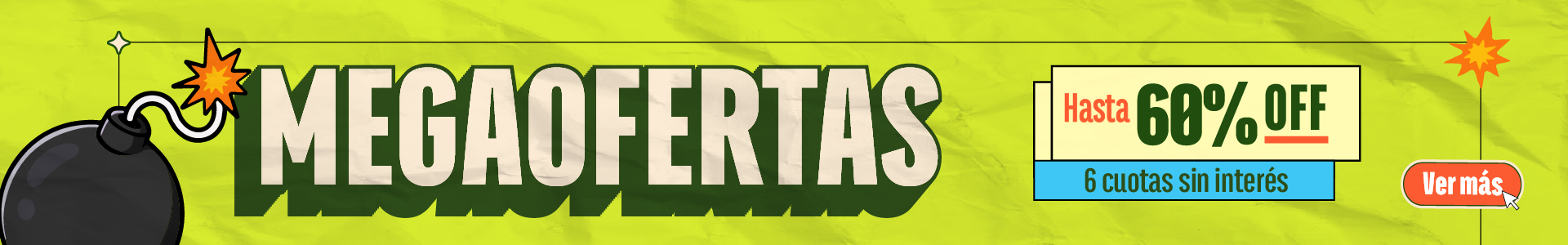 Hot Sale megaofertas con descuentos de hasta 60% OFF, 6 cuotas sin interés